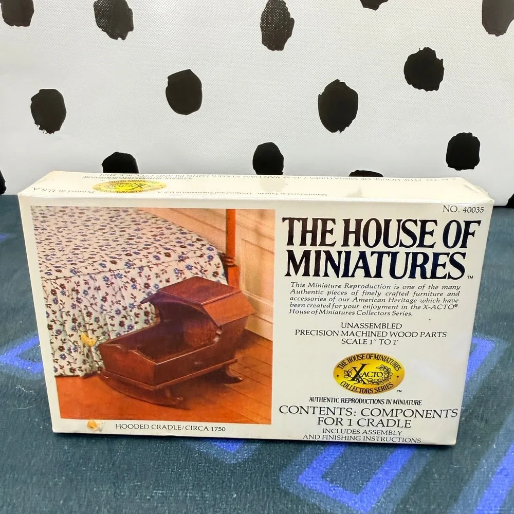 House of Miniatures X-Acto Furniture Kit Lot 40010 40019 40031 40035 Sealed 1:12